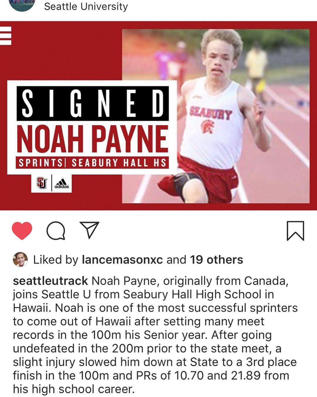 Noah Payne Instagram Post Influencer Campaign