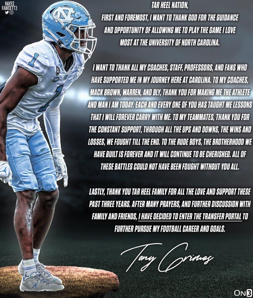 Tony Grimes Instagram Post Influencer Campaign