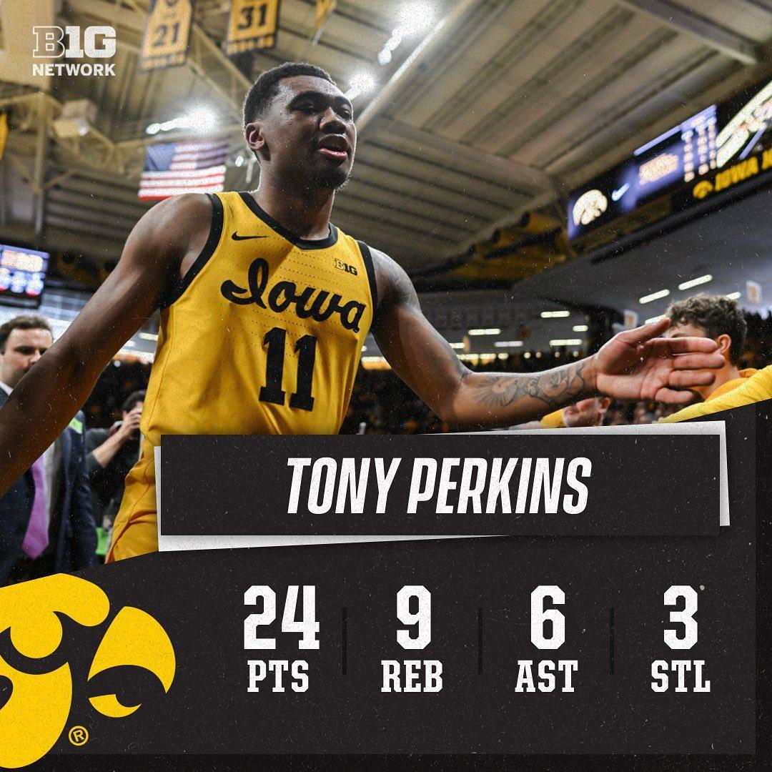 Tony Perkins – University of Iowa Athletics