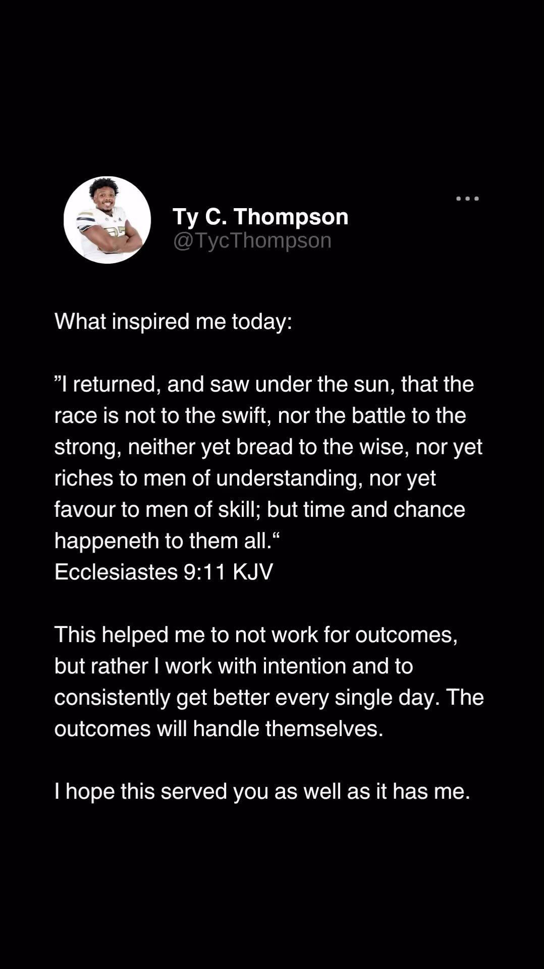 Ty Thompson Instagram Post Influencer Campaign